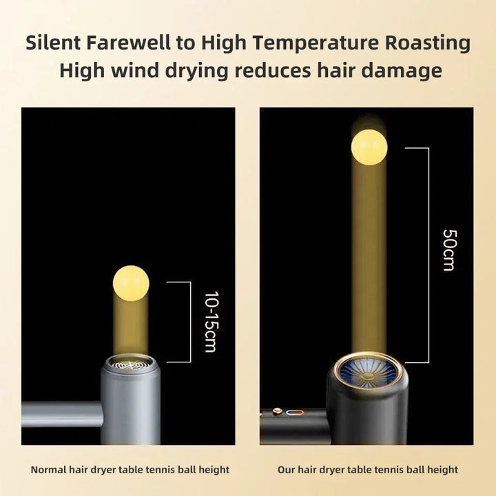 Professioneller Föhn 2400W mit kalter und warmer Luft - negative Ionen - leistungsstarker Haartrockner für Salonresultate