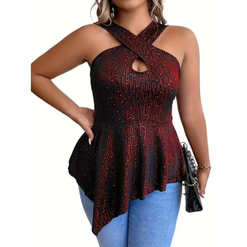 Tanktop in Plus-Size Sommer Basic