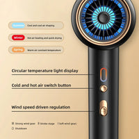 Professioneller Föhn 2400W mit kalter und warmer Luft - negative Ionen - leistungsstarker Haartrockner für Salonresultate