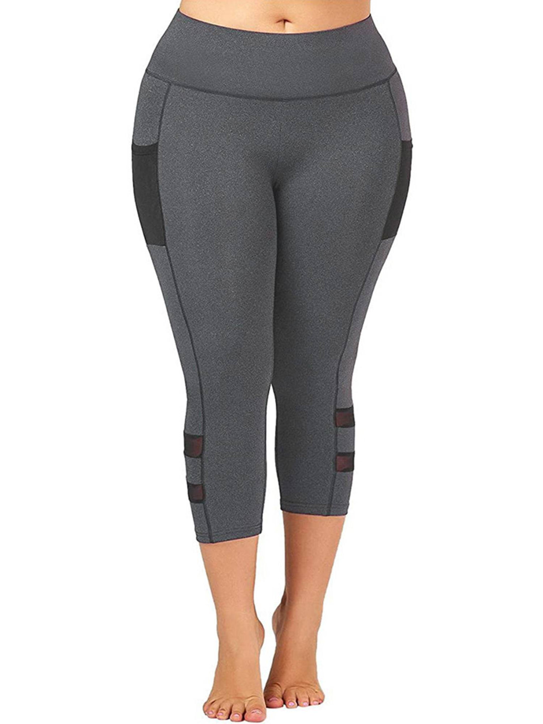 Plus Size PowerUp Solide Sommer Yoga Leggings