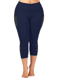 Plus Size PowerUp Solide Sommer Yoga Leggings