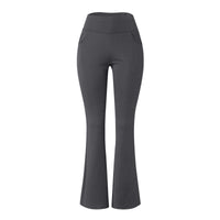 Flare-Yoga-Leggings mit hoher Taille in Übergröße