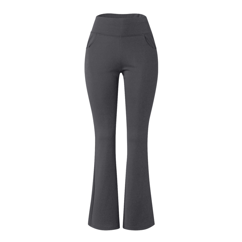 Flare-Yoga-Leggings mit hoher Taille in Übergröße