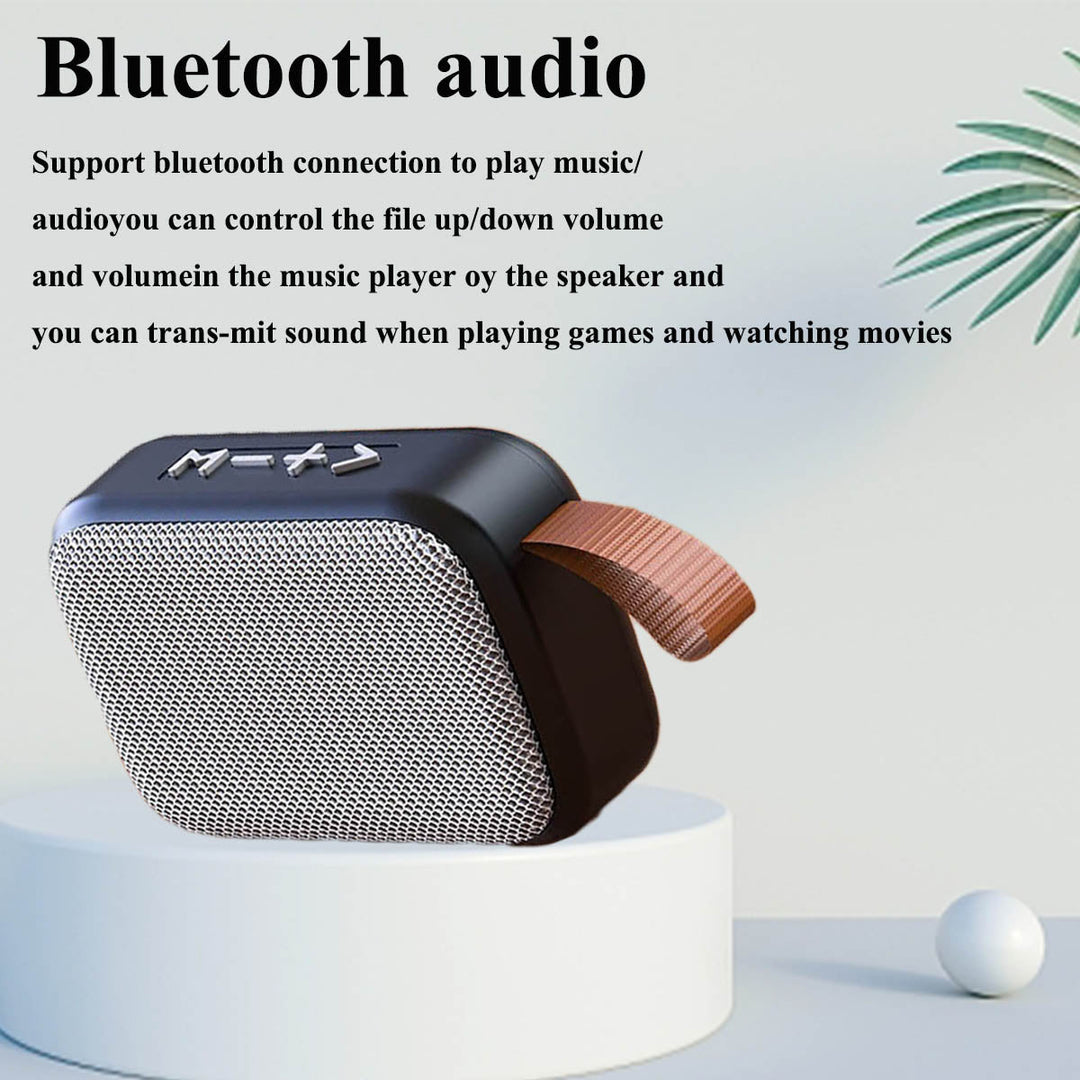 Tragbarer Bluetooth Lautsprecher - 3D Stereo Musikspieler mit HiFi Klang