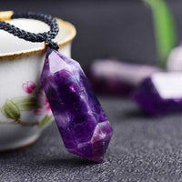 Natürliche Kristall-Amethyst-Heilende Halskette – Lyra