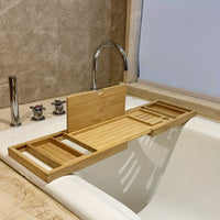 Luxus Bambus-Badewannenablage – ZenBath