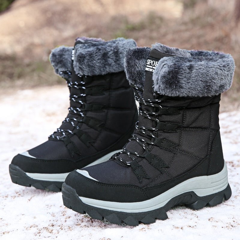 Gefütterte Warme Schneestiefel für Damen - Eva