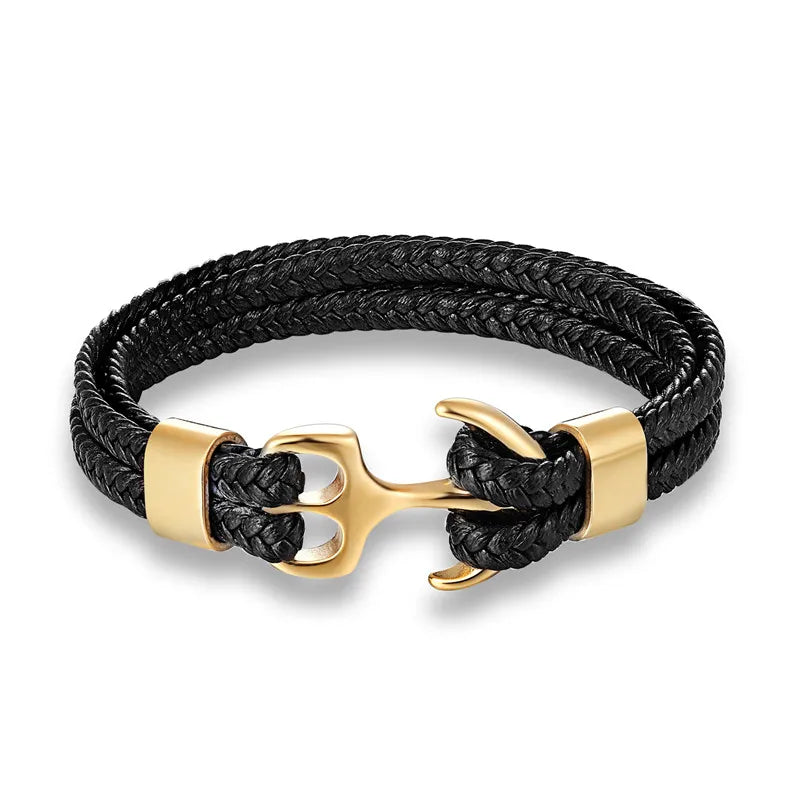 Marine Anker-Lederarmband