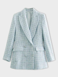 Modischer Hellblauer Damenblazer - Elena