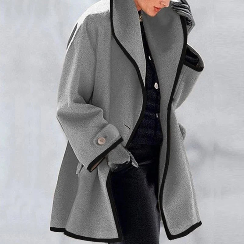 Warmer Winter-Woll-Damen-Trenchcoat – Emma