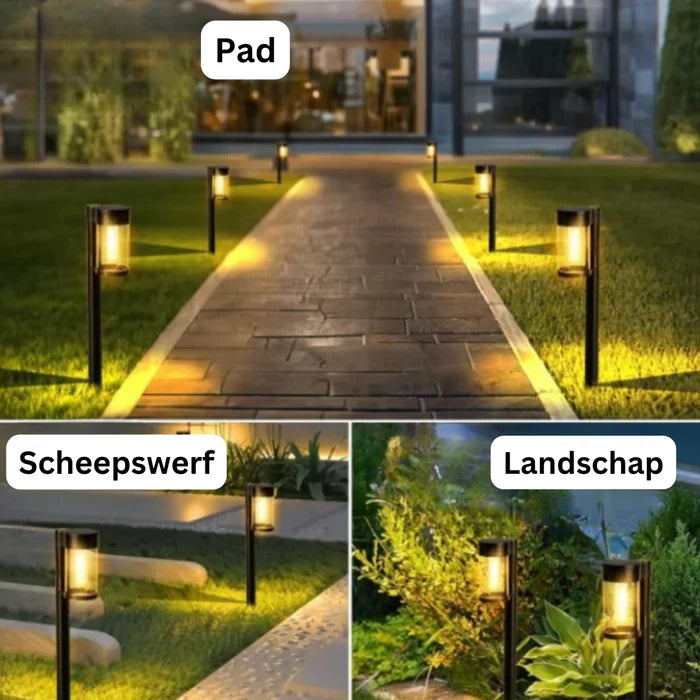 Moderne & Luxuriöse Solar-Wegbeleuchtung - LumiPath