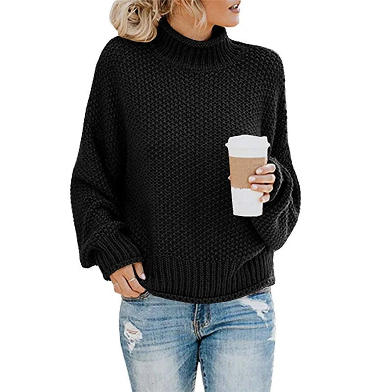 Luxe Damen Rollkragenpullover - Emma