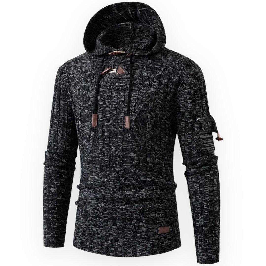 Stilvoller, warmer Fleece-Hoodie für Herren – AlpineTrail