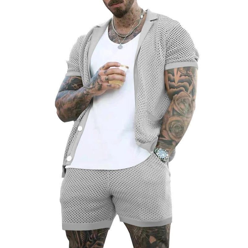 Zayn - Herren Lounge Set | Stylisches Hemd & Shorts