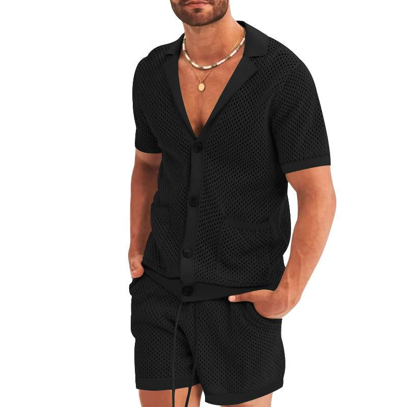 Zayn - Herren Lounge Set | Stylisches Hemd & Shorts