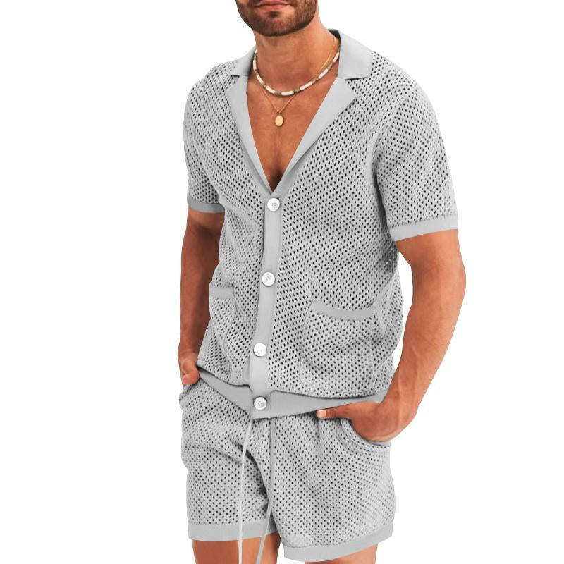 Zayn - Herren Lounge Set | Stylisches Hemd & Shorts