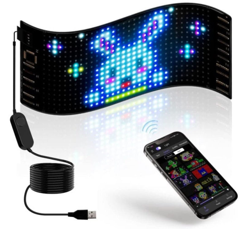 Anpassbares LED Auto-Display – GlowSign