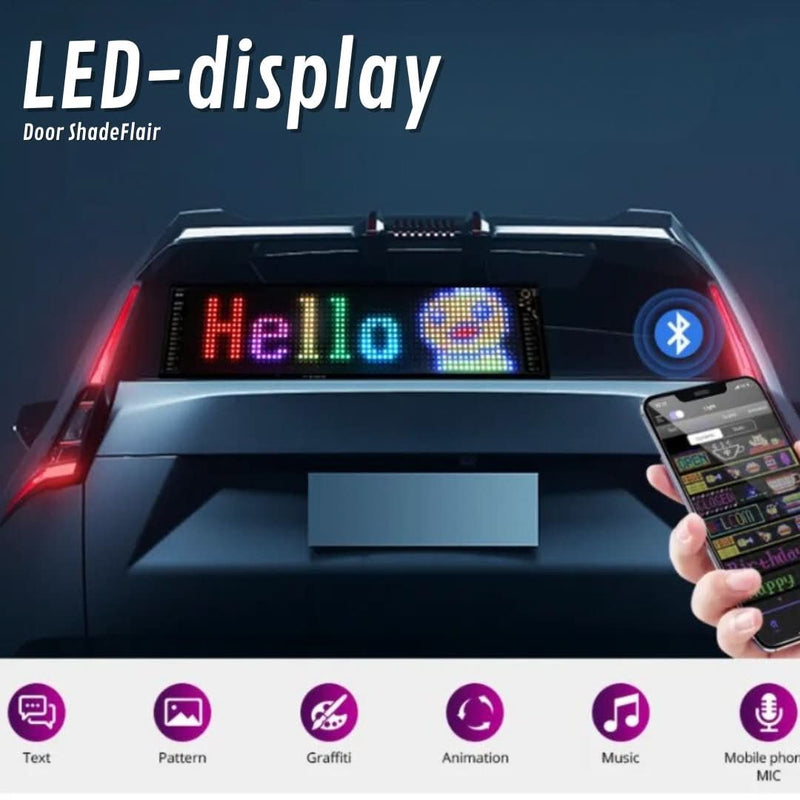 Anpassbares LED Auto-Display – GlowSign