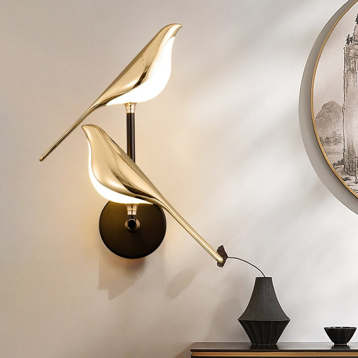 Moderne Vogels Wandlampe - AviaryGlow