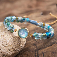 Hypnotisierendes Blaues Opal Armband - Liora