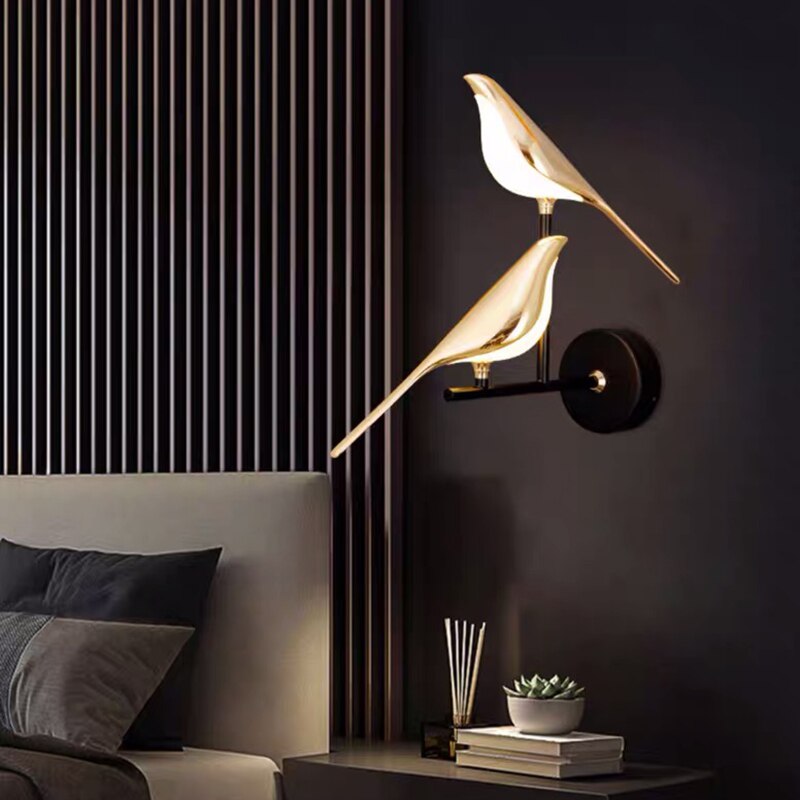 Moderne Vogels Wandlampe - AviaryGlow