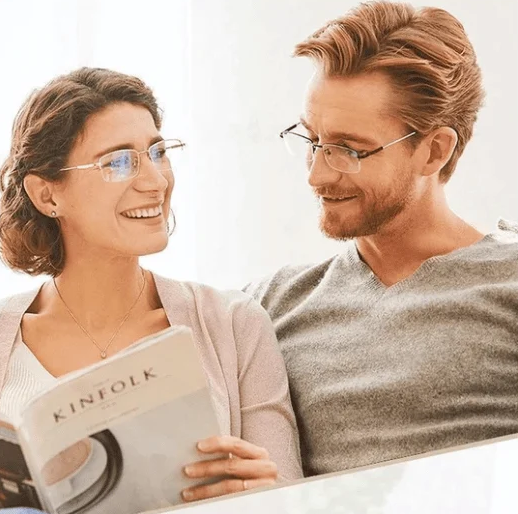 Multifokale Anti-Blau-Licht Lesebrille – VisionPlus