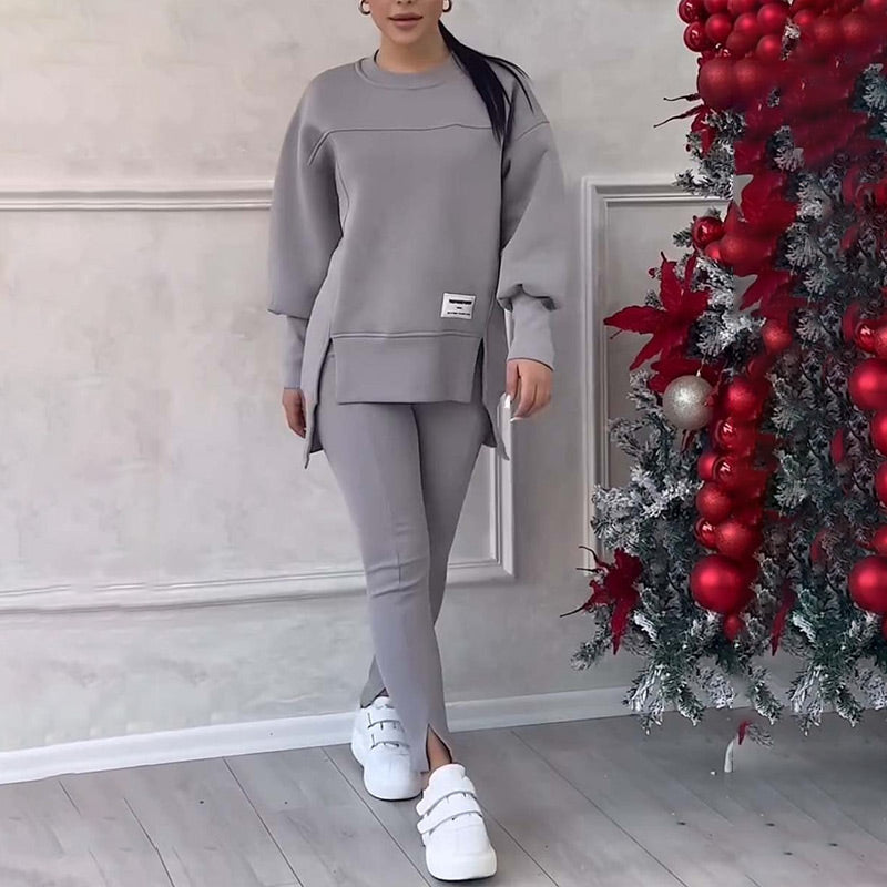 Casual Damen Set aus Sweatshirt und Leggings - Elena