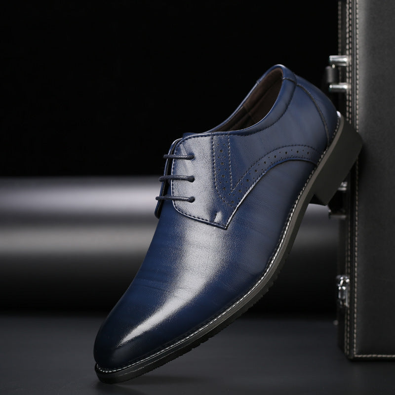 Stilvolle Herren Schnürschuhe mit Brogue-Details – Lennard