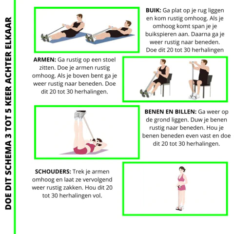 Fitness-Widerstandsband - FlexoTrainer