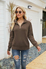 Gestrickter Halfzip-Pullover - Sienna