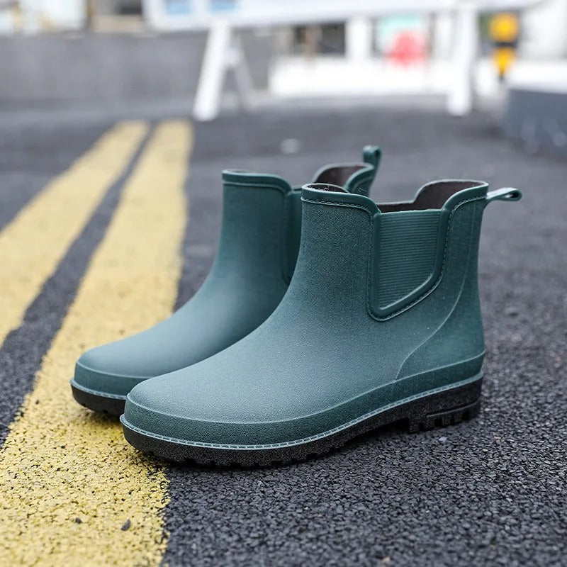 Luxuriöse Halbhohe Wasserdichte Herren-Regenstiefel - Lucas Rain Walk