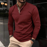 Stilvolles Longsleeve Polo für Herren - Finn