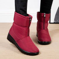 Wasserdichte Gefütterte Damen Schneestiefel mit Mittelhohem Schaft – Clara Snow Walk Pro