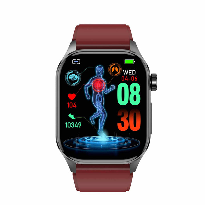 Smartwatch mit EKG-, Blutzucker- und Blutdrucküberwachung - HealthSync