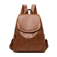 Vintage Leder Damen Rucksack – Isabella