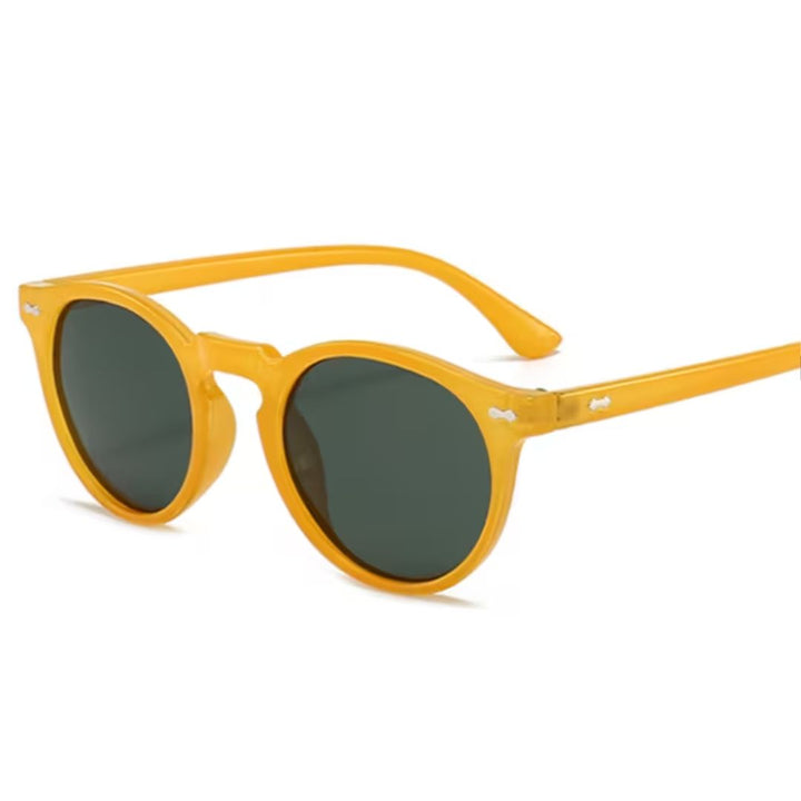 Polarisierte runde Designer-Sonnenbrille