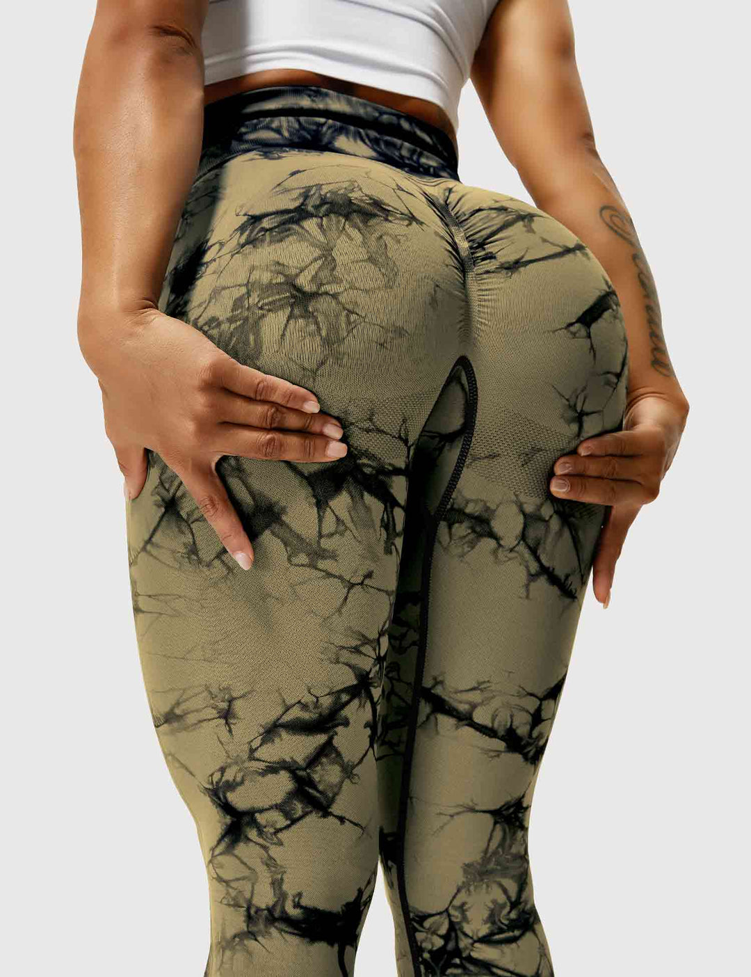 Komfortable Tie Dye Legging - Ivy