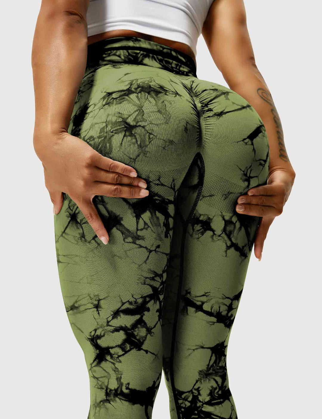 Komfortable Tie Dye Legging - Ivy