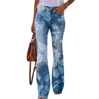 Flare Jeans mit 4 Knöpfen