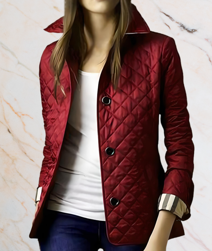 Luna -  Schön sitzende Jacke mit geprägtem Musterdesign