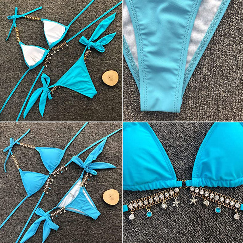 Kristall-Diamant-Bikini