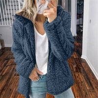 Teddy-Cardigan mit Kapuze | Super weich und wunderbar warm