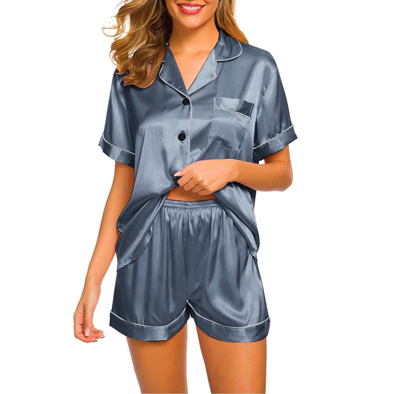 NessasPyjama I Satin-Pyjama für Frauen