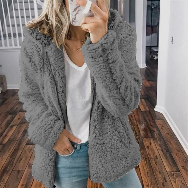 Teddy-Cardigan mit Kapuze | Super weich und wunderbar warm