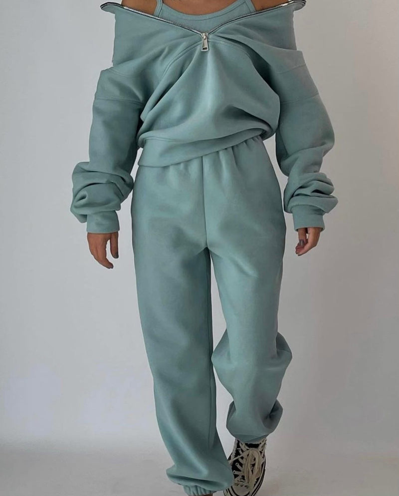 Evy Lounge Set | Gemütliche Fleece-Kombination