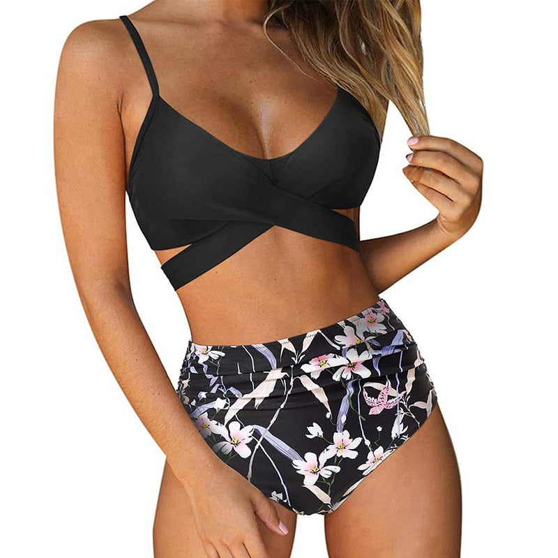 Carly Bikini mit hoher Taille | Dein ideales Strandoutfit