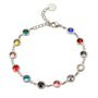 Regenbogen-Kristall-Charm-Armband