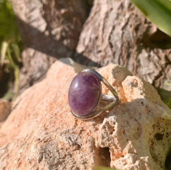 Amethyst spiritueller Ring