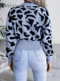 JaguarSweater I Pullover mit Jaguar-Print für Frauen