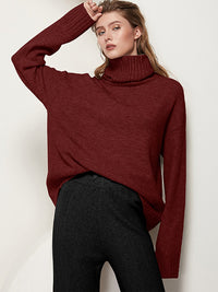 FlipShirt I Damen-Rollkragenpullover